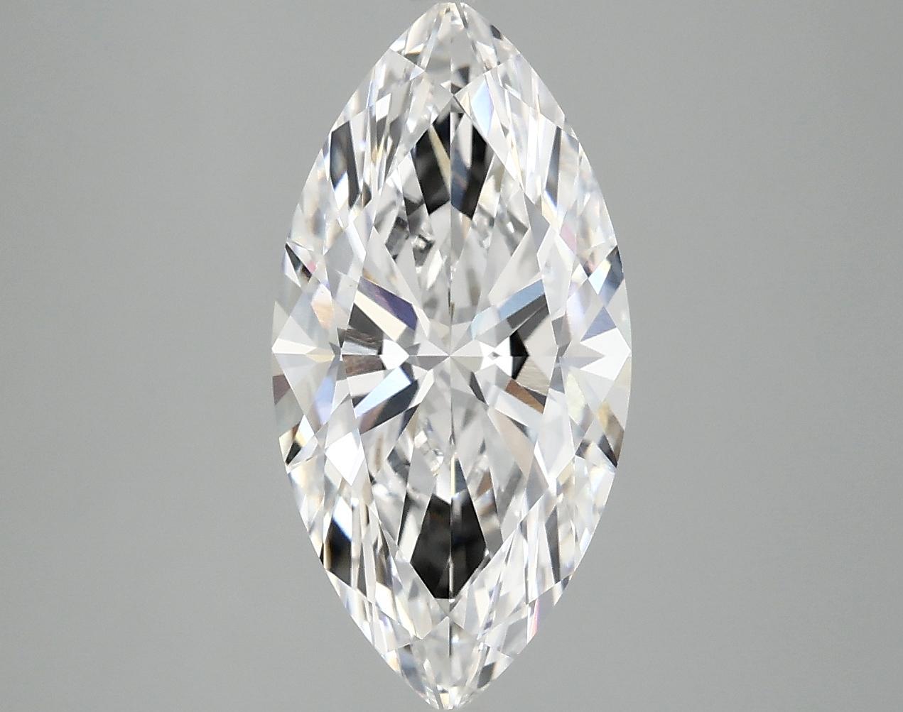 3.1 Carat Marquise Shaped Ideal Cut VVS2 IGI Certified Lab Grown Diamond