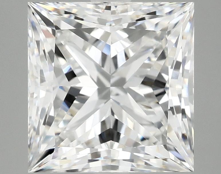 4.04 Carat Princess Shaped Ideal Cut VVS2 IGI Certified Lab Grown Diamond