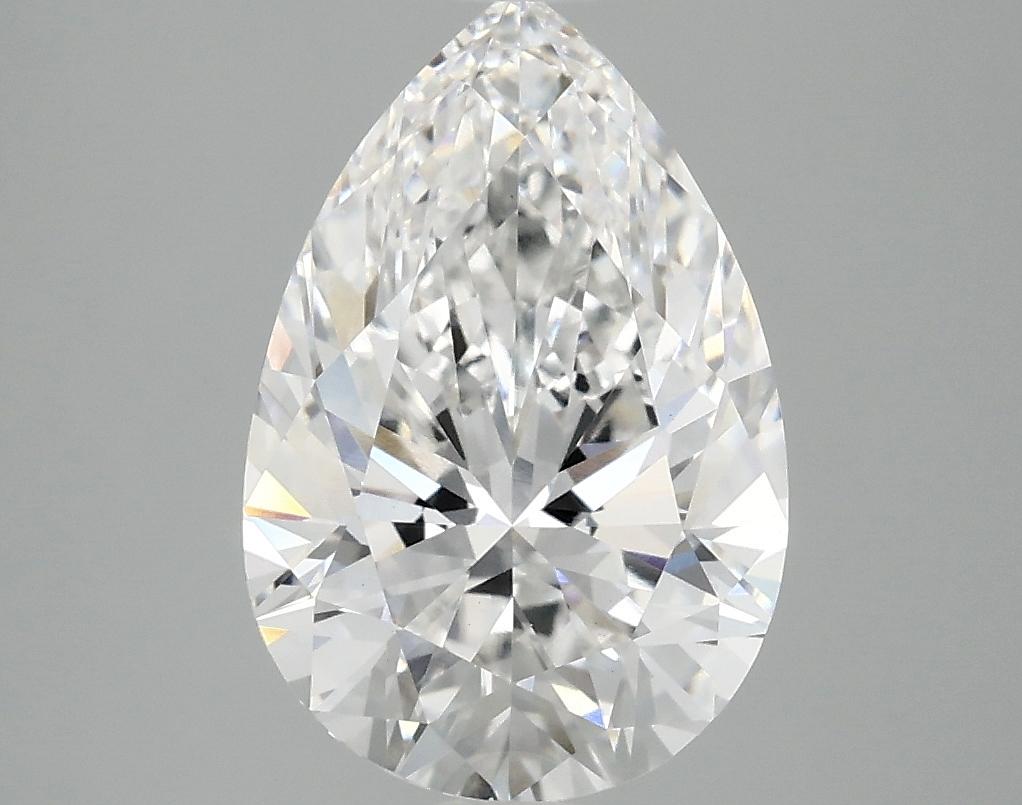 3.03 Carat Pear Shaped Excellent Cut VVS2 IGI Certified Lab Grown Diamond