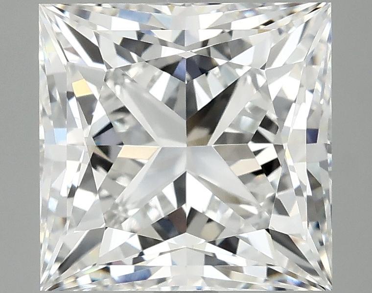 4.11 Carat Princess Shaped Ideal Cut VVS2 IGI Certified Lab Grown Diamond