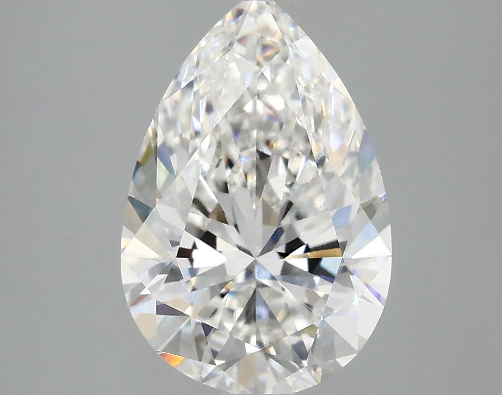 3.04 Carat Pear Shaped Excellent Cut VVS2 IGI Certified Lab Grown Diamond