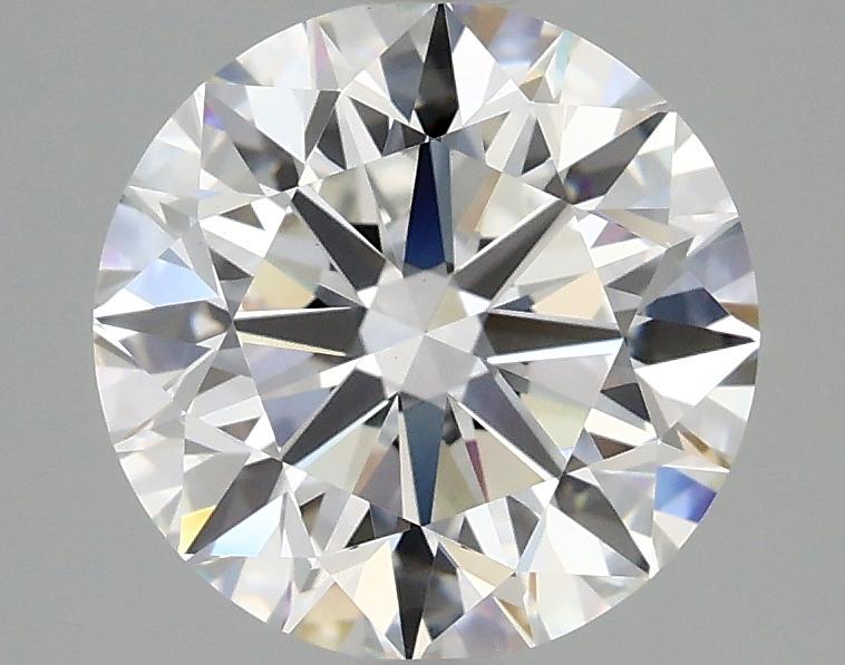 2.55 Carat Round Shaped Excellent Cut VVS2 IGI Certified Lab Grown Diamond