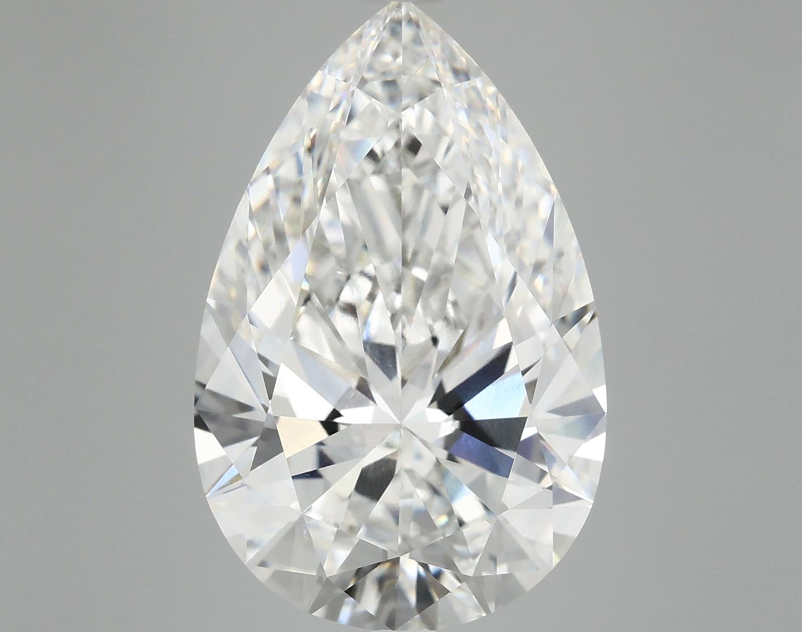 10.04 Carat Pear Shaped Excellent Cut VVS2 IGI Certified Lab Grown Diamond