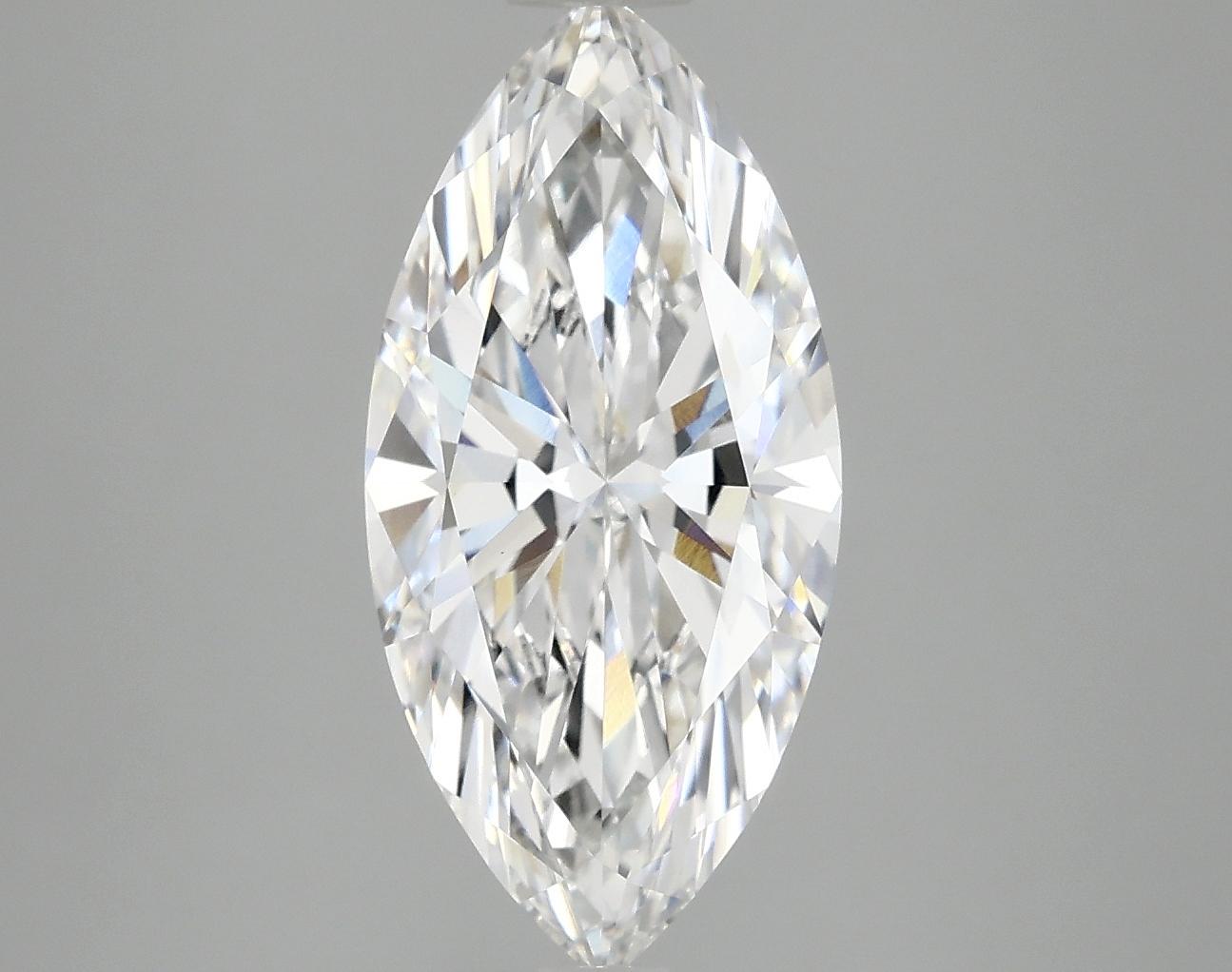 3.0 Carat Marquise Shaped Excellent Cut VVS2 IGI Certified Lab Grown Diamond