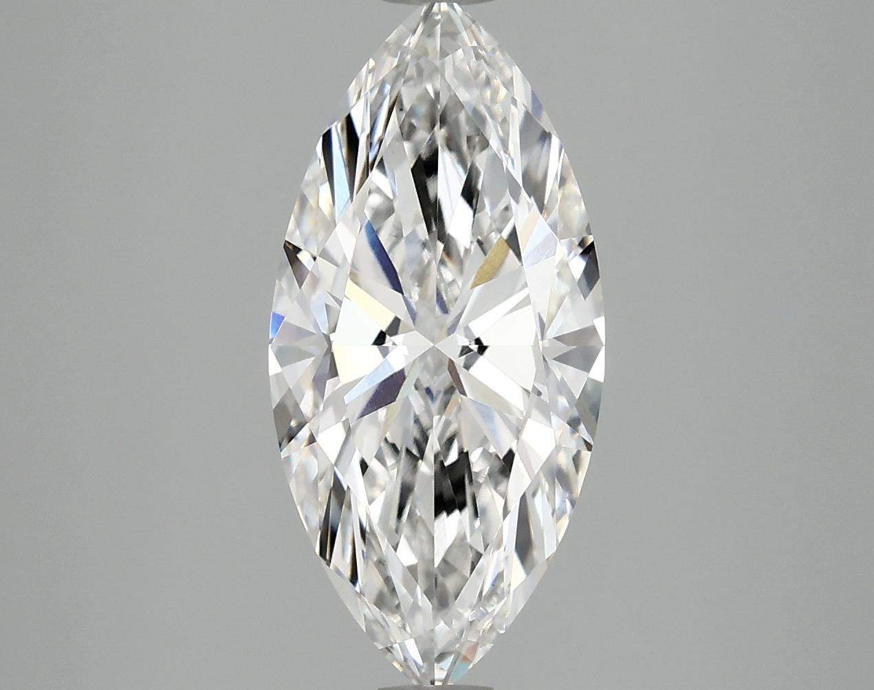 2.88 Carat Marquise Shaped Excellent Cut VS1 IGI Certified Lab Grown Diamond