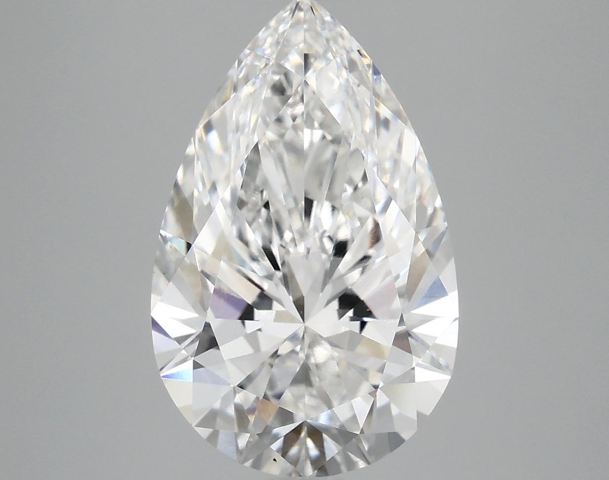 4.05 Carat Pear Shaped Ideal Cut VS1 IGI Certified Lab Grown Diamond