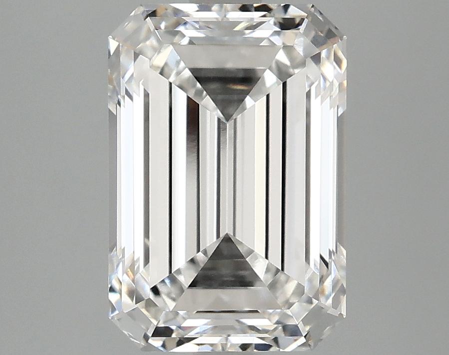 3.06 Carat Emerald Shaped Ideal Cut VVS2 IGI Certified Lab Grown Diamond