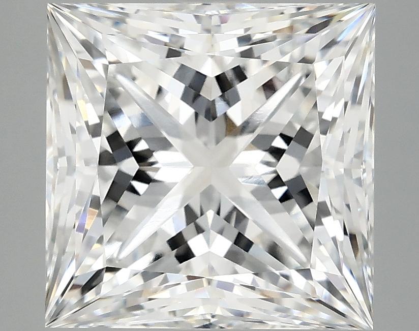 5.06 Carat Princess Shaped Ideal Cut VVS2 IGI Certified Lab Grown Diamond