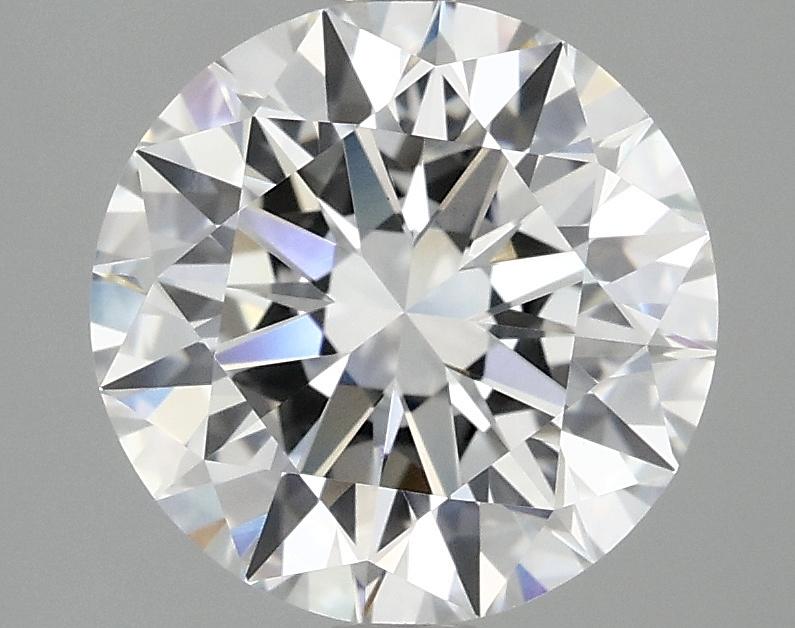 3.08 Carat Round Shaped Excellent Cut VVS2 IGI Certified Lab Grown Diamond