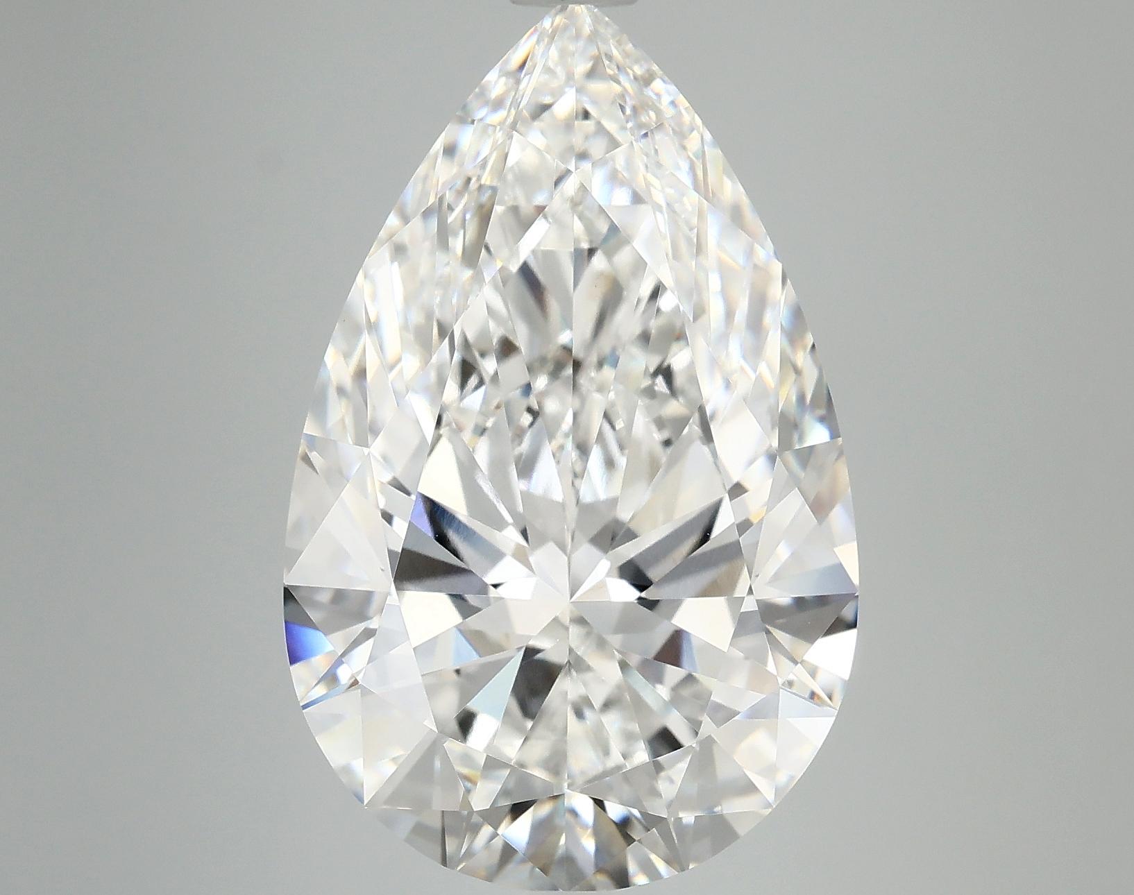 10.05 Carat Pear Shaped Ideal Cut VVS2 IGI Certified Lab Grown Diamond