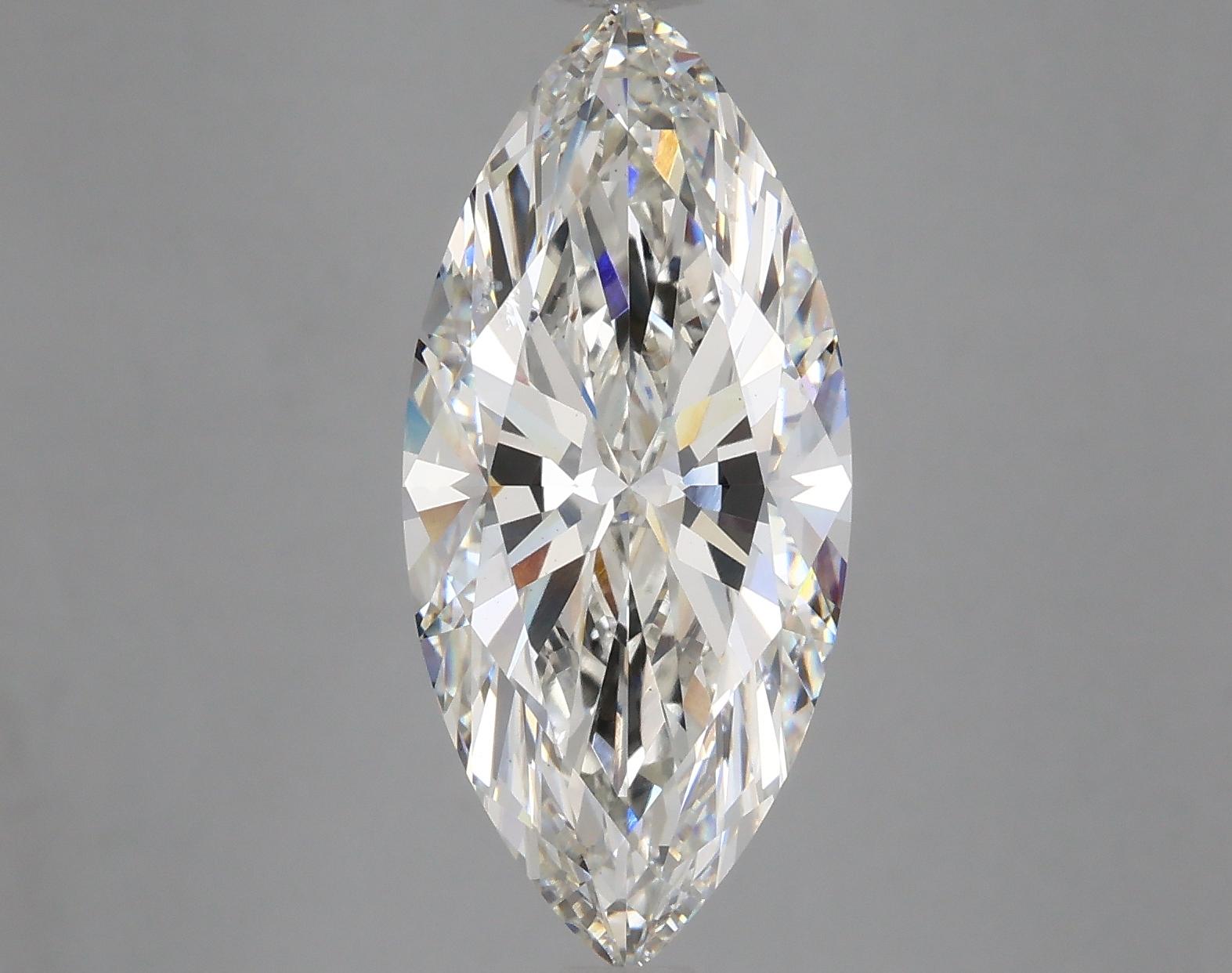 4.84 Carat Marquise Shaped Excellent Cut VS2 IGI Certified Lab Grown Diamond
