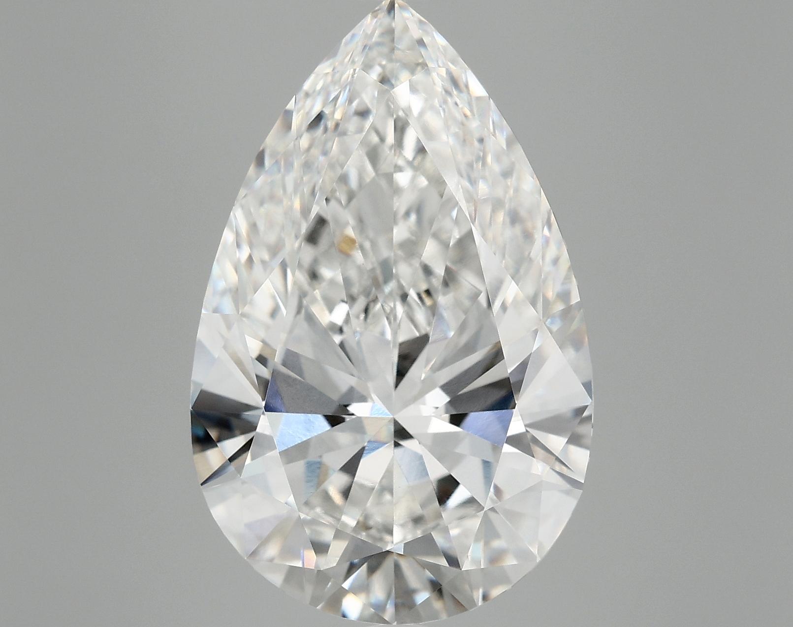 10.04 Carat Pear Shaped Ideal Cut VVS2 IGI Certified Lab Grown Diamond