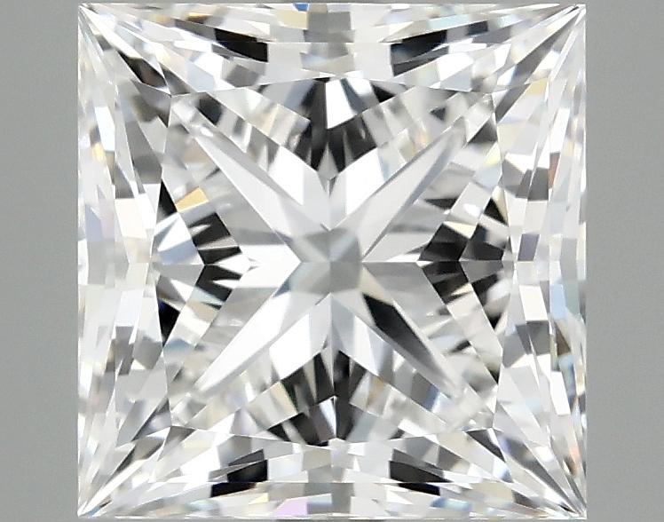 4.11 Carat Princess Shaped Ideal Cut VVS2 IGI Certified Lab Grown Diamond