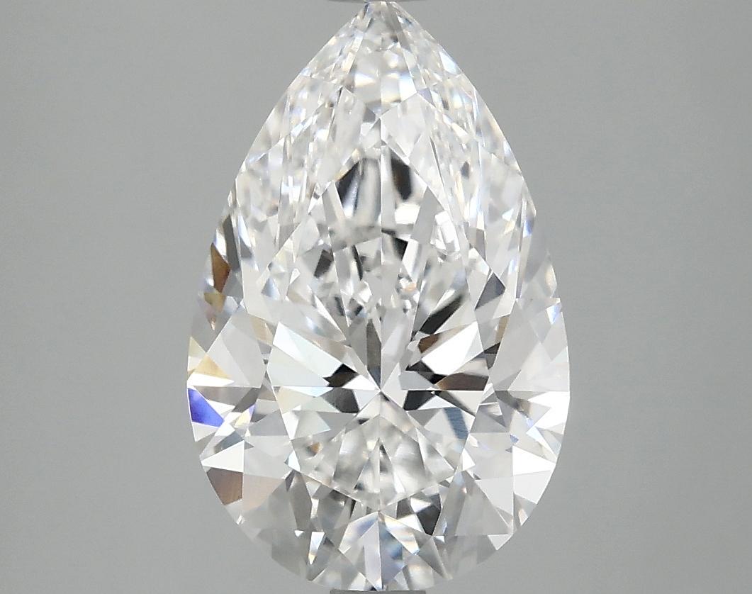 2.9 Carat Pear Shaped Ideal Cut VVS2 IGI Certified Lab Grown Diamond