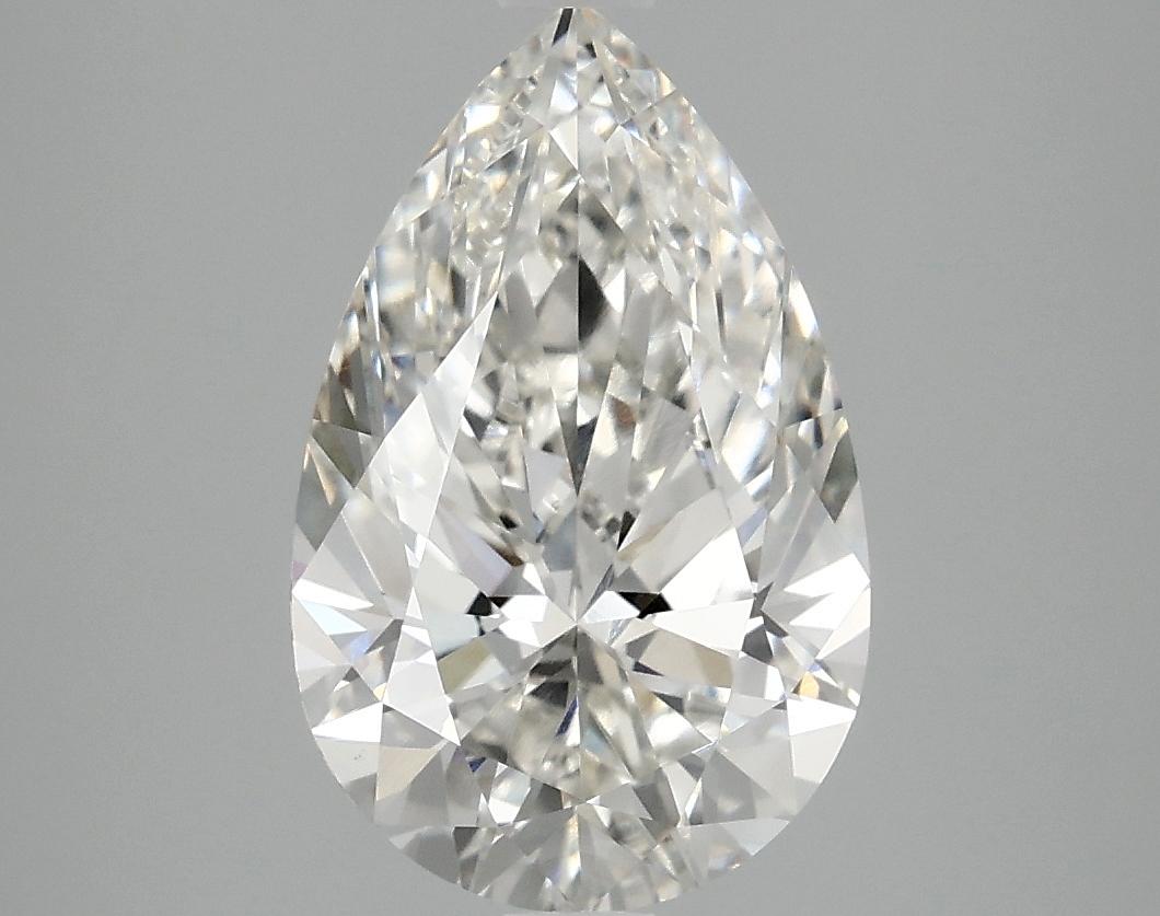 3.04 Carat Pear Shaped Ideal Cut VVS2 IGI Certified Lab Grown Diamond