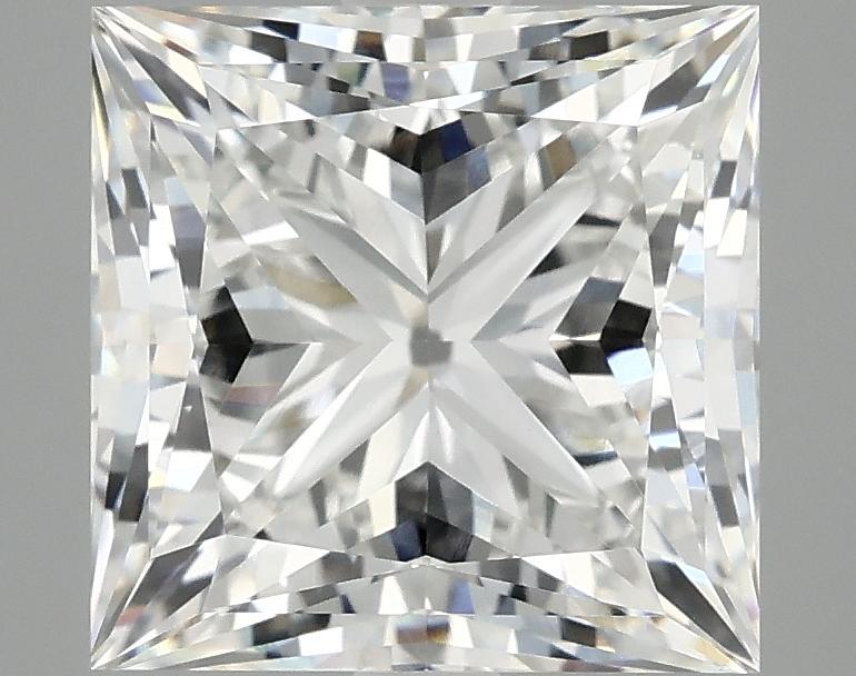 4.13 Carat Princess Shaped Ideal Cut VVS2 IGI Certified Lab Grown Diamond