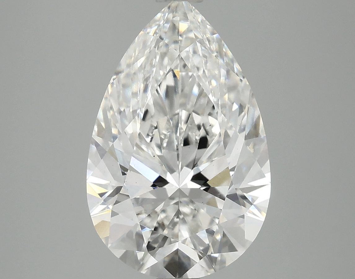4.05 Carat Pear Shaped Ideal Cut VS2 IGI Certified Lab Grown Diamond