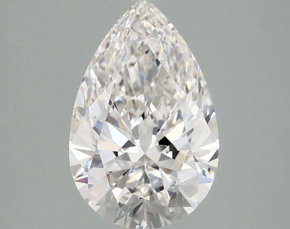 2.09 Carat Pear Shaped Ideal Cut VVS2 IGI Certified Lab Grown Diamond