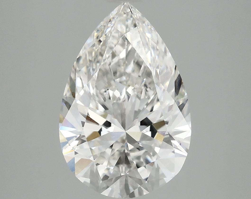 3.05 Carat Pear Shaped Excellent Cut VVS2 IGI Certified Lab Grown Diamond