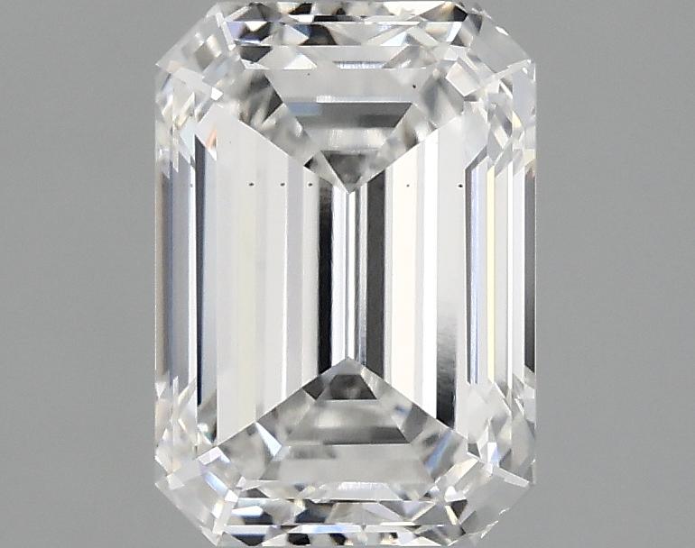 2.1 Carat Emerald Shaped Ideal Cut VS2 IGI Certified Lab Grown Diamond