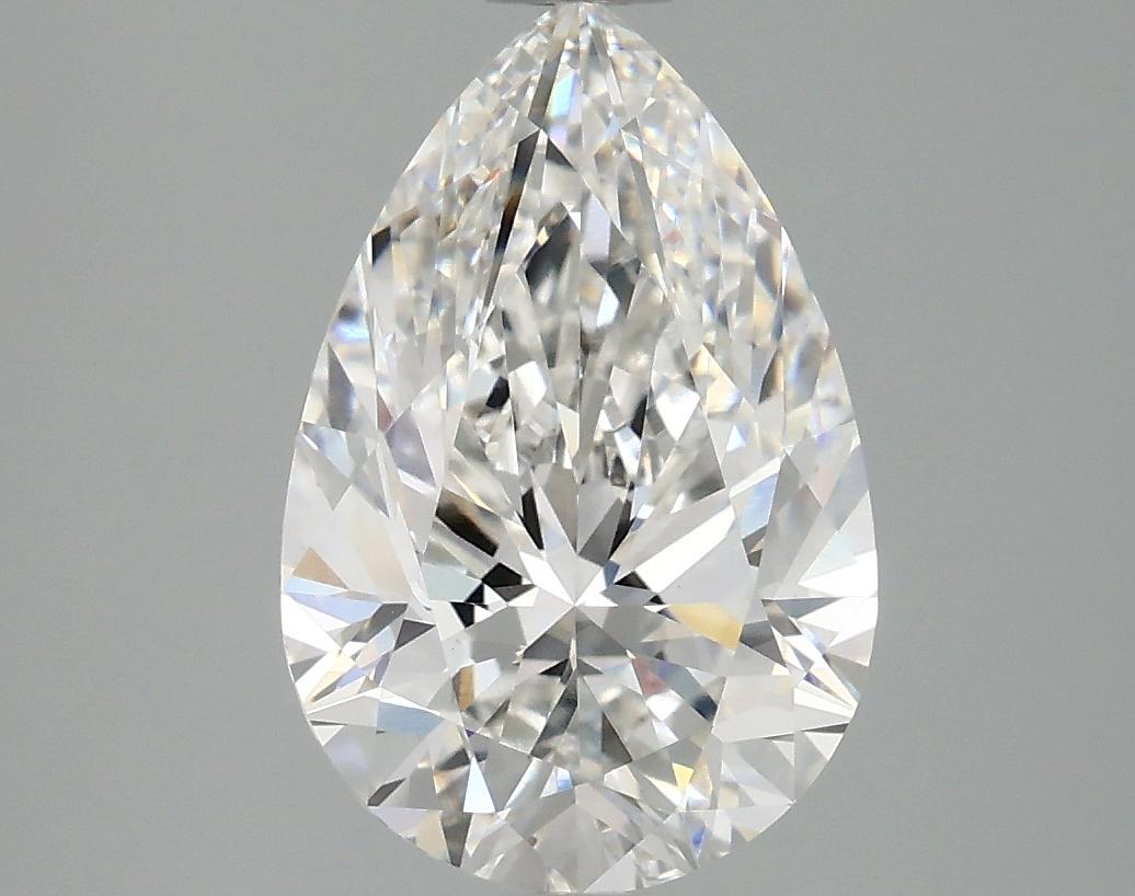 3.05 Carat Pear Shaped Excellent Cut VVS2 IGI Certified Lab Grown Diamond