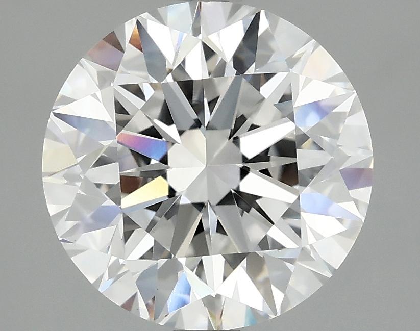 3.07 Carat Round Shaped Excellent Cut VVS2 IGI Certified Lab Grown Diamond