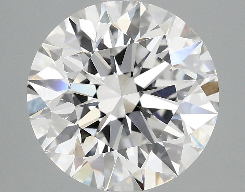 3.07 Carat Round Shaped Excellent Cut VVS2 IGI Certified Lab Grown Diamond