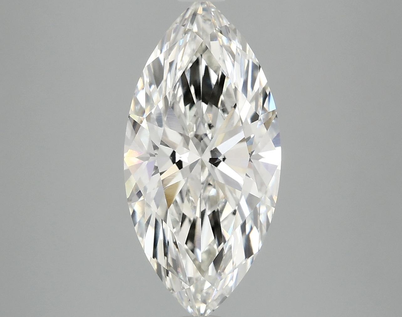 3.1 Carat Marquise Shaped Excellent Cut VVS2 IGI Certified Lab Grown Diamond