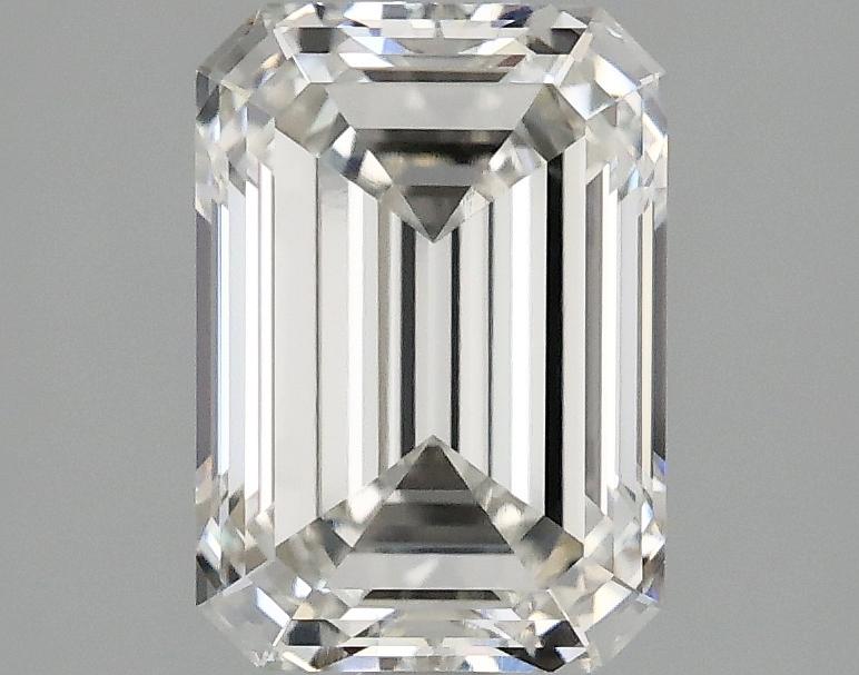2.07 Carat Emerald Shaped Ideal Cut VVS2 IGI Certified Lab Grown Diamond