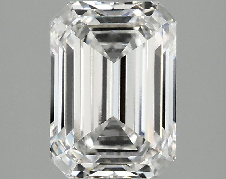 2.52 Carat Emerald Shaped Ideal Cut VVS2 IGI Certified Lab Grown Diamond