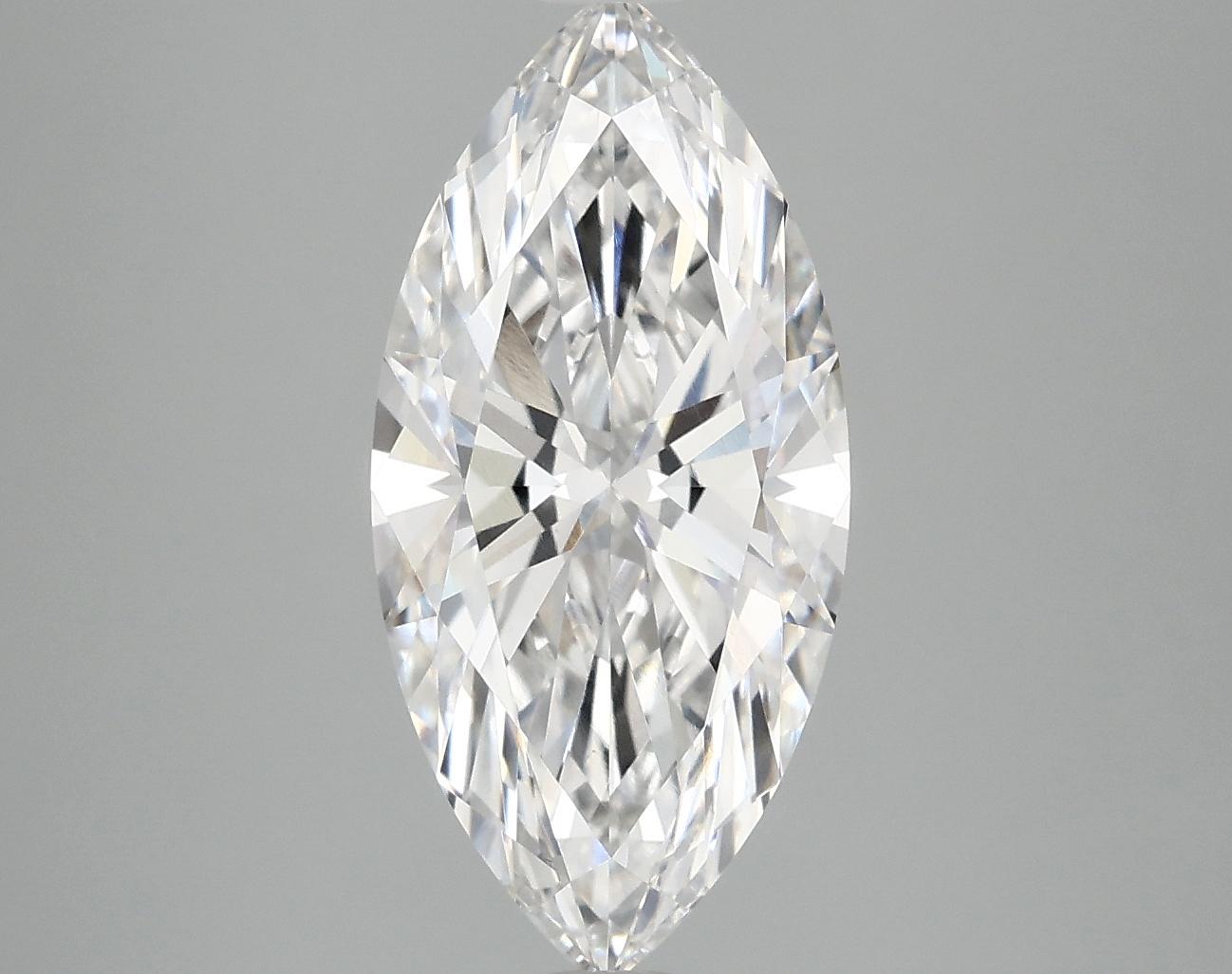 3.06 Carat Marquise Shaped Excellent Cut VS1 IGI Certified Lab Grown Diamond