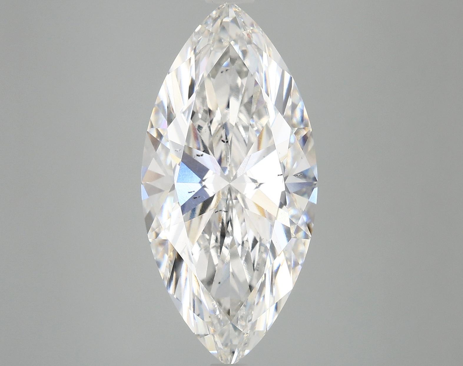 5.04 Carat Marquise Shaped Excellent Cut SI1 IGI Certified Lab Grown Diamond