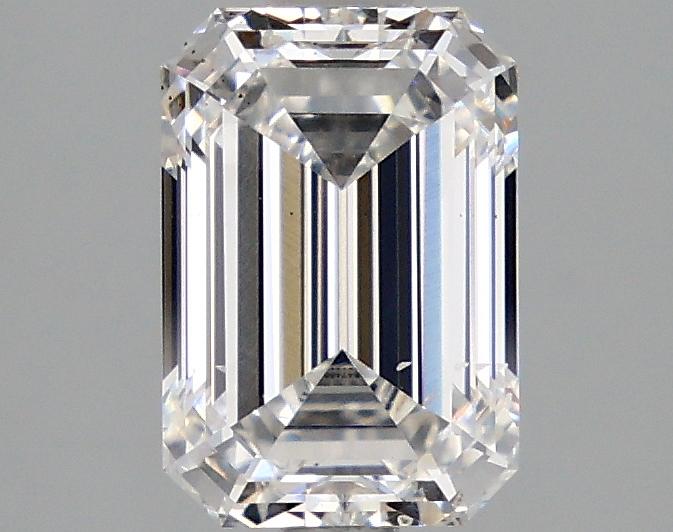 2.08 Carat Emerald Shaped Ideal Cut SI1 IGI Certified Lab Grown Diamond