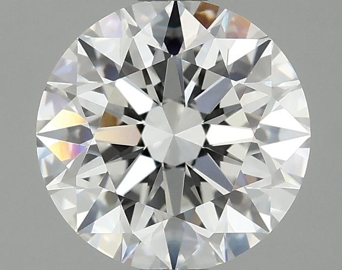 2.07 Carat Round Shaped Excellent Cut VVS2 IGI Certified Lab Grown Diamond
