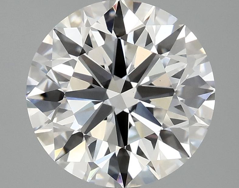3.08 Carat Round Shaped Excellent Cut VS1 IGI Certified Lab Grown Diamond