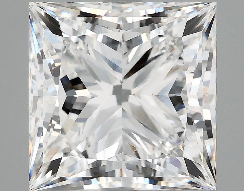 6.07 Carat Princess Shaped Ideal Cut VVS2 IGI Certified Lab Grown Diamond