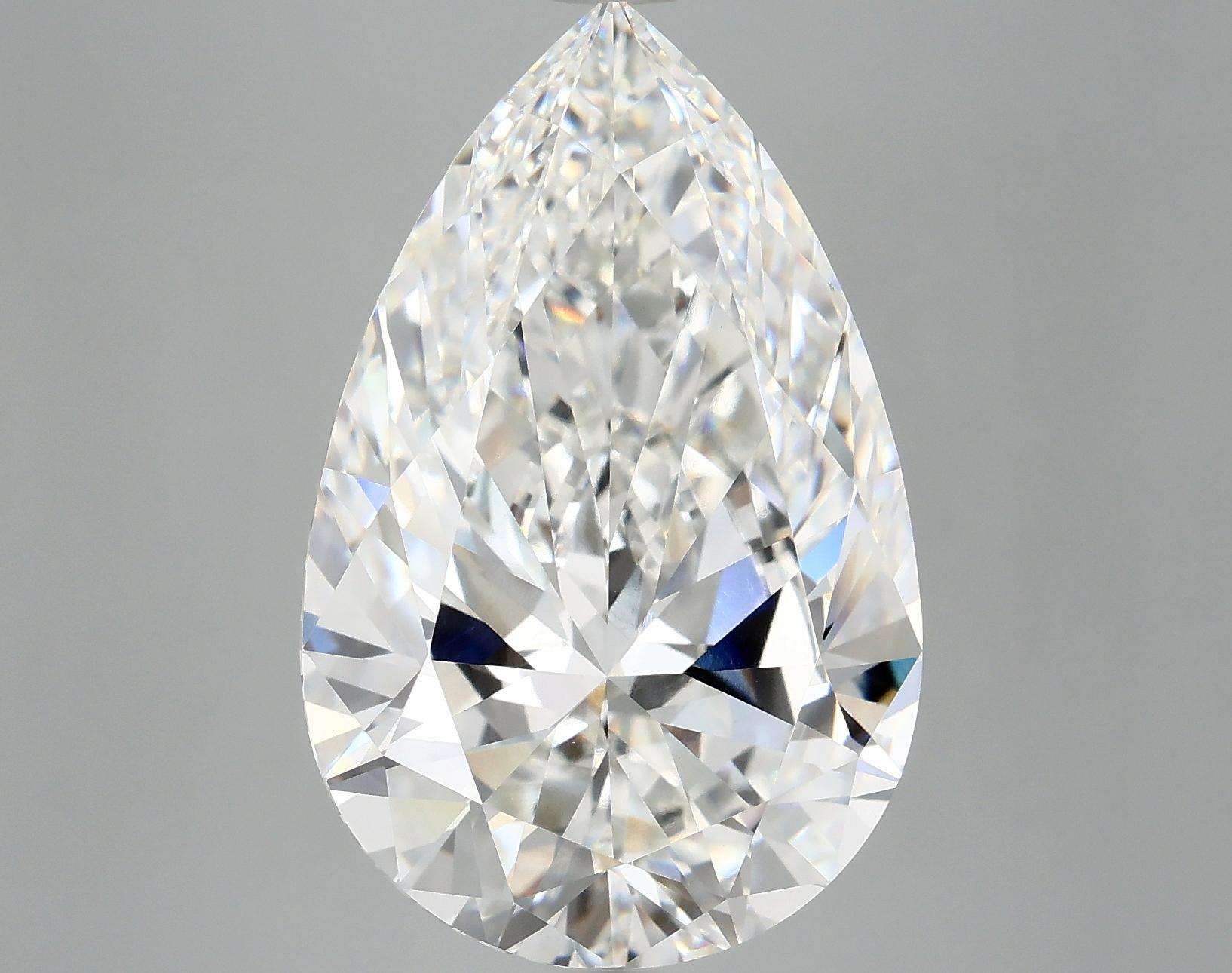 10.06 Carat Pear Shaped Ideal Cut VVS2 IGI Certified Lab Grown Diamond