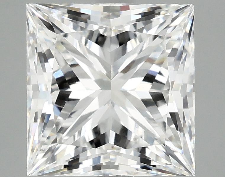 4.03 Carat Princess Shaped Ideal Cut VVS2 IGI Certified Lab Grown Diamond