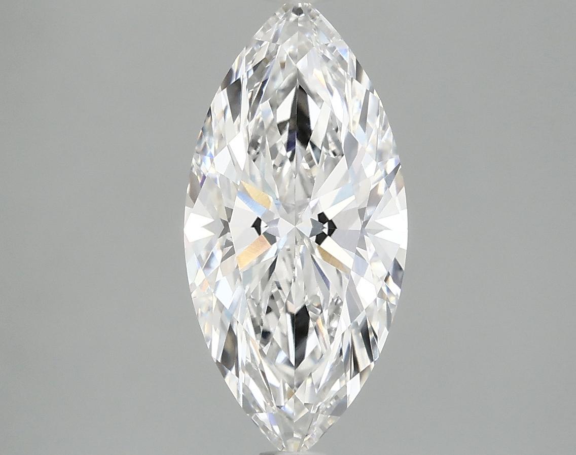 2.1 Carat Marquise Shaped Excellent Cut VVS2 IGI Certified Lab Grown Diamond