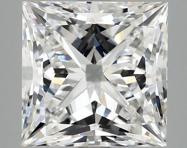 4.04 Carat Princess Shaped Ideal Cut VS1 IGI Certified Lab Grown Diamond