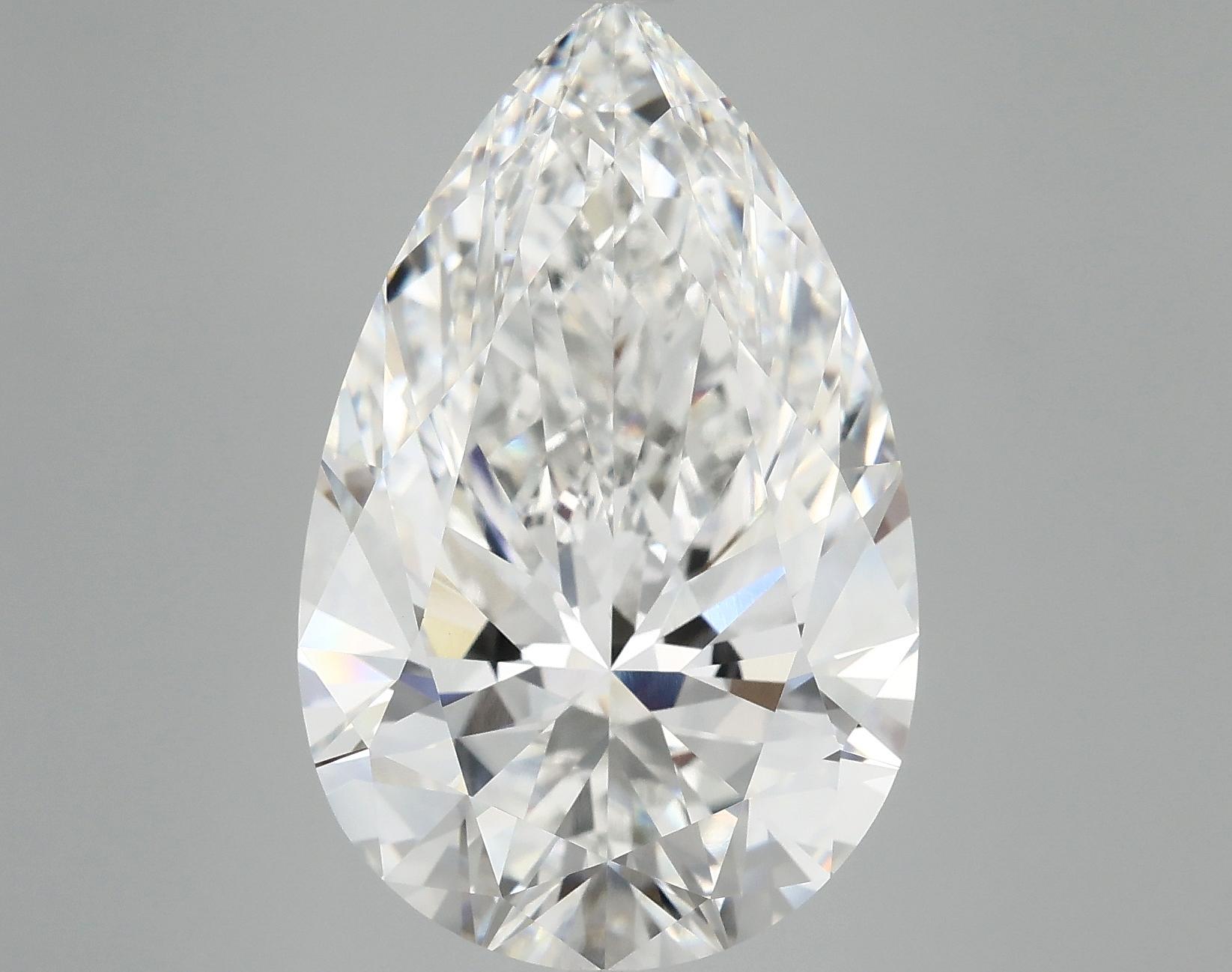 10.18 Carat Pear Shaped Ideal Cut VVS2 IGI Certified Lab Grown Diamond