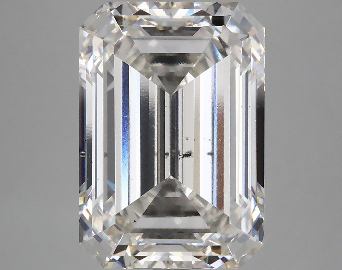 7.64 Carat Emerald Shaped Ideal Cut SI1 IGI Certified Lab Grown Diamond