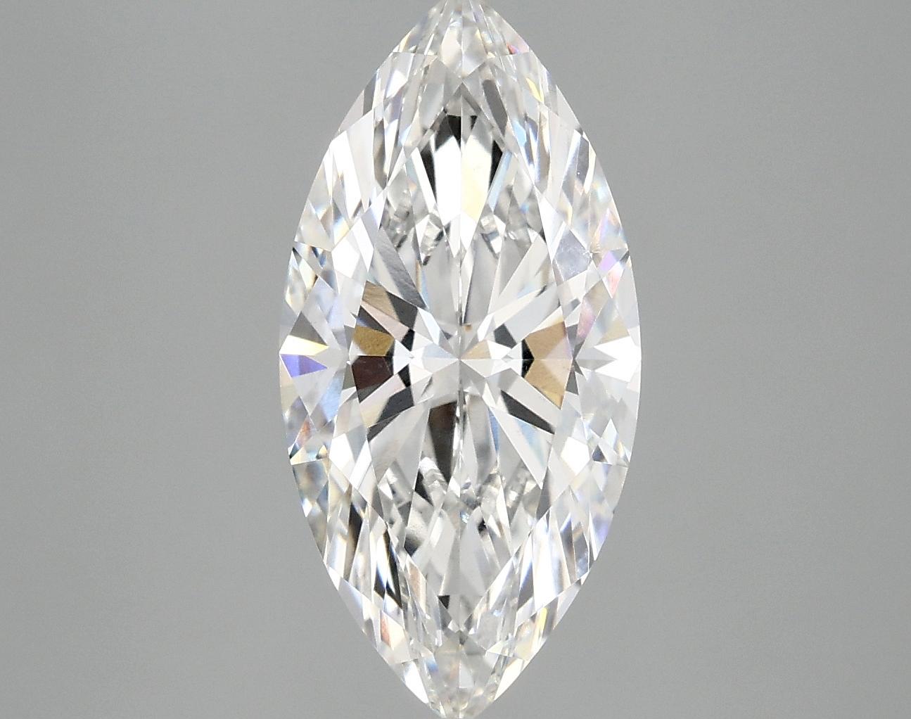 3.09 Carat Marquise Shaped Excellent Cut VS1 IGI Certified Lab Grown Diamond