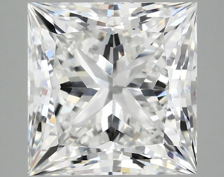 4.19 Carat Princess Shaped Ideal Cut VVS2 IGI Certified Lab Grown Diamond