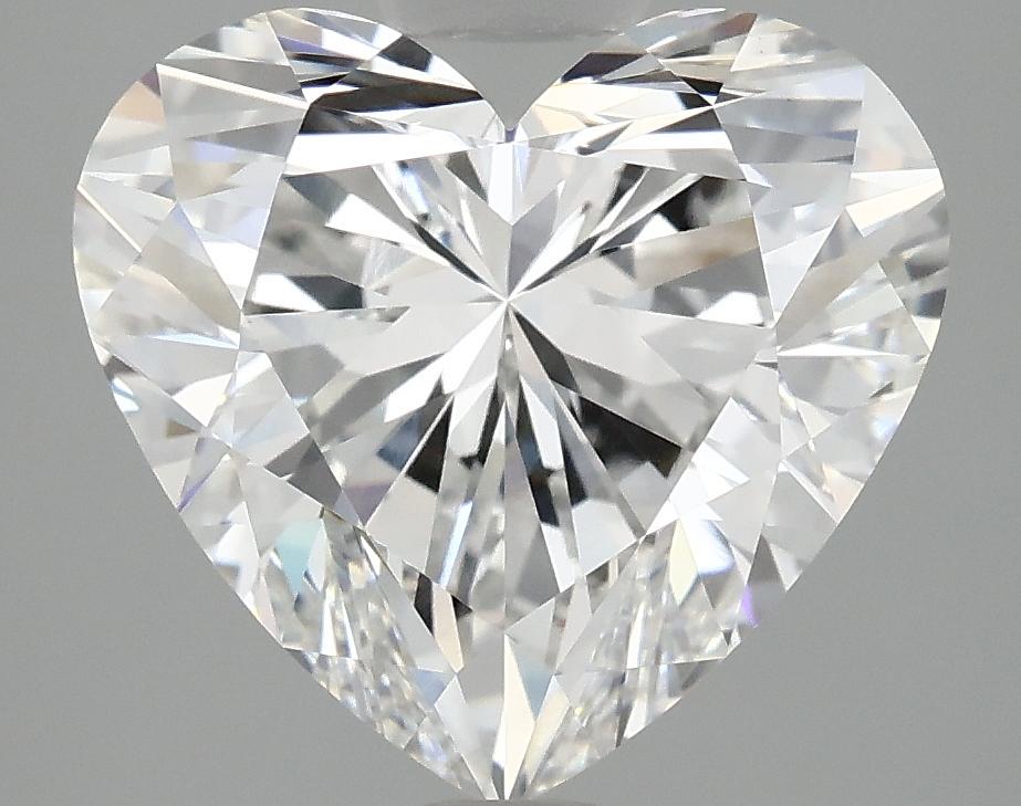4.09 Carat Heart Shaped Ideal Cut VVS2 IGI Certified Lab Grown Diamond