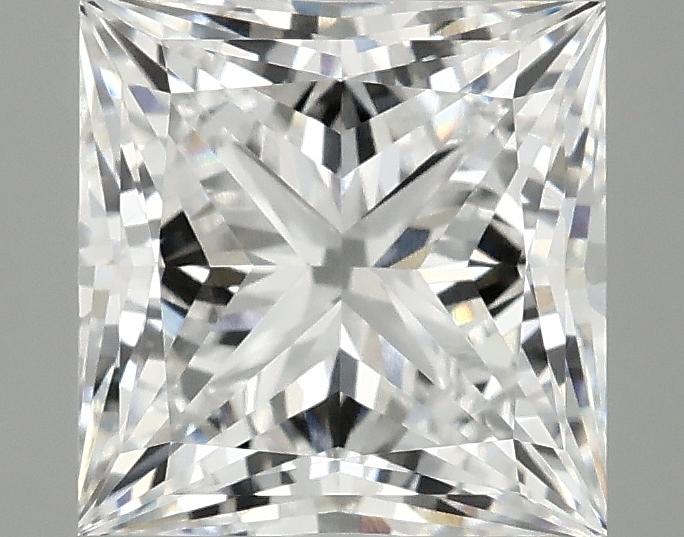 3.06 Carat Princess Shaped Ideal Cut VVS2 IGI Certified Lab Grown Diamond