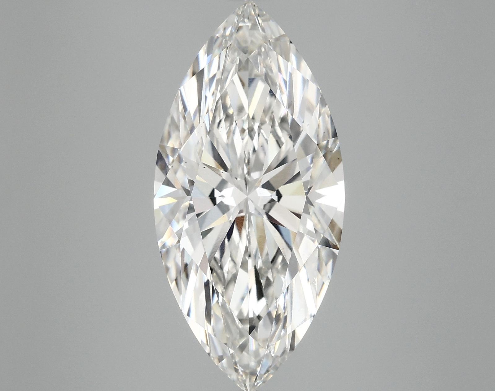 5.1 Carat Marquise Shaped Excellent Cut VS2 GSI Certified Lab Grown Diamond