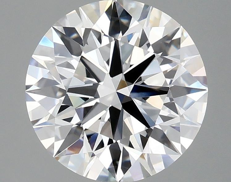 2.57 Carat Round Shaped Ideal Cut VVS2 IGI Certified Lab Grown Diamond
