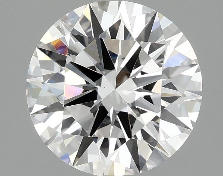 2.09 Carat Round Shaped Ideal Cut VVS2 IGI Certified Lab Grown Diamond
