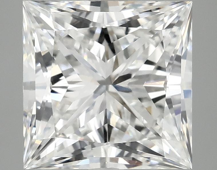 4.12 Carat Princess Shaped Ideal Cut VVS2 IGI Certified Lab Grown Diamond